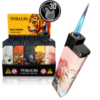 JET-Flame 3D-GLANZ-Motiv-Feuerzeug "Wild...