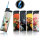 JET-Flame 3D-GLANZ-Motiv-Feuerzeug "Wild Masks&ldquo; 50er Display