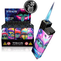 JET-Flame 3D-GLANZ-Motiv-Feuerzeug "Blunt...