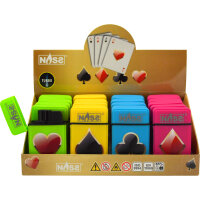 JET-Flame Feuerzeug "Cards" | Flip Cap | 20er...