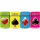 JET-Flame Feuerzeug "Cards" | Flip Cap | 20er Display