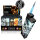 JET-Flame 3D-GLANZ-Motiv-Feuerzeug "Lux Skull&ldquo; 50er Display
