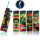 JET-Flame 3D-GLANZ-Motiv-Feuerzeug "Rasta Puff&ldquo; 50er Display