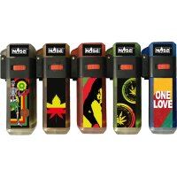 JET-Flame Feuerzeug "Raster" | Flip Cap | 25er...