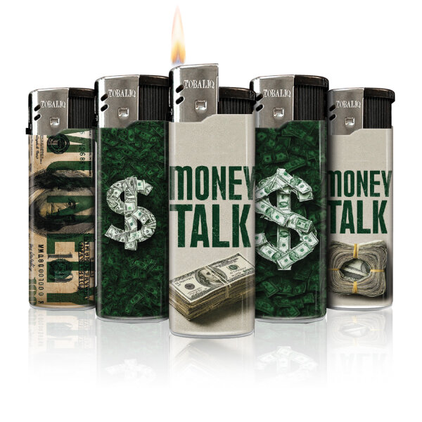 Money Talk Motiv-Feuerzeug, 50er Display