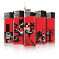 Lost Face Motiv-Feuerzeug, 50er Display