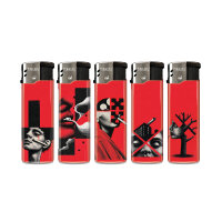 Lost Face Motiv-Feuerzeug, 50er Display