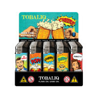 Beer Time Motiv-Feuerzeug, 50er Display