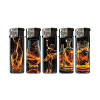 Gold Glass Motiv-Feuerzeug, 50er Display