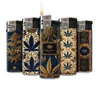 Weed Style Motiv-Feuerzeug, 50er Display