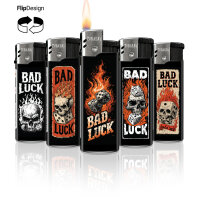 Bad Luck Flip-Motiv-Feuerzeug, 50er Display