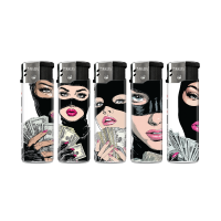 Cash Queen Motiv-Feuerzeug, 50er Display