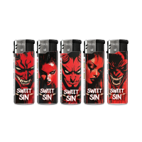 Sweet Sin Flip-Motiv-Feuerzeug, 50er Display | Top-Motiv