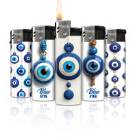 Blue Eyes Motiv-Feuerzeug, 50er Display