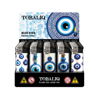 Blue Eyes Motiv-Feuerzeug, 50er Display