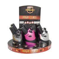 Jet-Feuerzeug Granate High-Quality, 6er Display