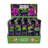 Angry Purple Motiv-Feuerzeug,50er Display