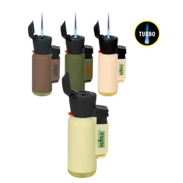 JET-Flame Feuerzeug Nature 4-2 | Flip Cap | 20er Display