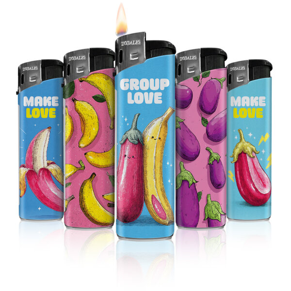 Big Love Motiv-Feuerzeug,50er Display
