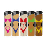 Bikini Fan Motiv-Feuerzeug,50er Display