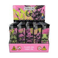 Neon Hell Motiv-Feuerzeug,50er Display