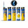 Jet-Flame Motiv-Feuerzeug "Duck Family" 50er Display