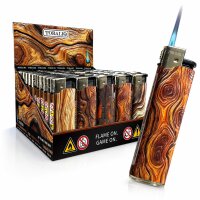 JET-Flame 3D-GLANZ-Motiv-Feuerzeug "Tree Skin"...