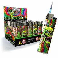 JET-Flame 3D-GLANZ-Motiv-Feuerzeug "Psy Eye"...