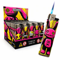 JET-Flame 3D-GLANZ-Motiv-Feuerzeug "Pink Bunny"...