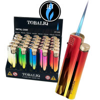 ALPHA Metal JET Feuerzeug &bdquo;Shiny Rainbow&ldquo;...