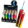 ALPHA Metal JET Feuerzeug &bdquo;Shiny Rainbow&ldquo; 25er Display