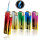 ALPHA Metal JET Feuerzeug &bdquo;Shiny Rainbow&ldquo; 25er Display