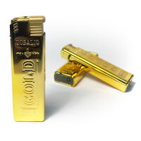 JET-Flame Metall-Feuerzeug "GOLDEX" | Glanz-Edition | 25er Display