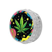 Bottle Cap Grinder "Cannabis", 24er Display