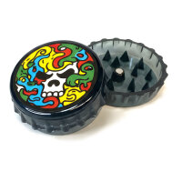 Bottle Cap Grinder "Skull/Cannabis", 24er Display