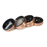 Metall Herbal Grinder "XXX", 4-teilig, 4cm, 12er Display