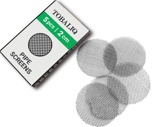 Pfeifensieb TQ "Pipe Screens Silver" 100er-Box