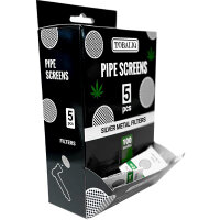 Pfeifensieb TQ "Pipe Screens Silver" 100er-Box