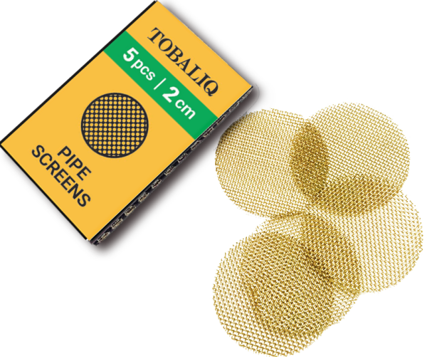 Pfeifensieb TQ "Pipe Screens Gold" 100er-Box