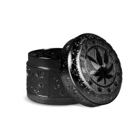 Metall Herbal Grinder TQ "Metalic Cannabis", 6er Display