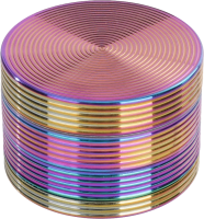 Metal Herbal Grinder "Rainbow Royal", 6er Display