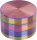 Metal Herbal Grinder "Rainbow Royal", 6er Display