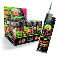 JET-Flame 3D-GLANZ-Motiv-Feuerzeug "Glow dead"...