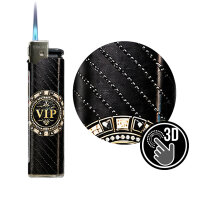 JET-Flame 3D-GLANZ-Motiv-Feuerzeug "VIP Gold" 50er Display