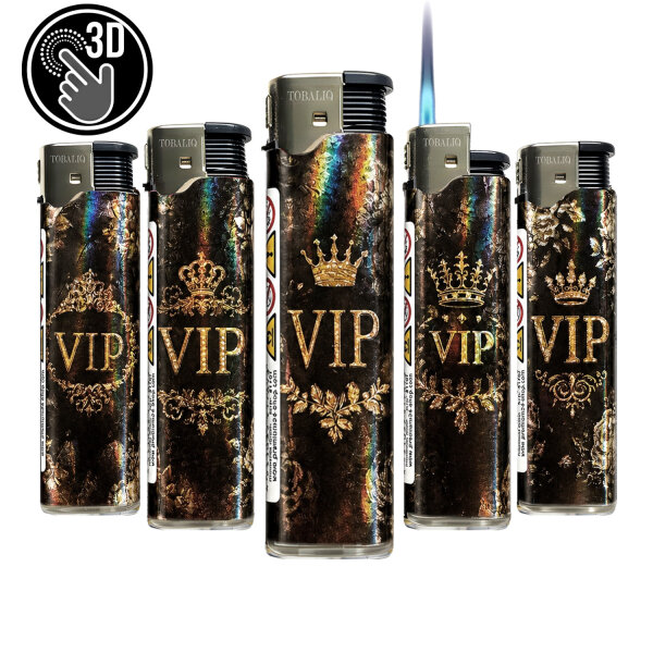 JET-Flame 3D-GLANZ-Motiv-Feuerzeug "VIP Pink" 50er Display