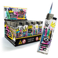 JET-Flame 3D-GLANZ-Motiv-Feuerzeug "Raw Kings"...