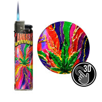 JET-Flame 3D-GLANZ-Motiv-Feuerzeug "Galaxy Leaf" 50er Display