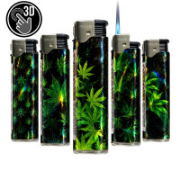 JET-Flame 3D-GLANZ-Motiv-Feuerzeug "Deep Green"...