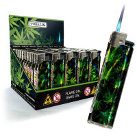 JET-Flame 3D-GLANZ-Motiv-Feuerzeug "Deep Green"...