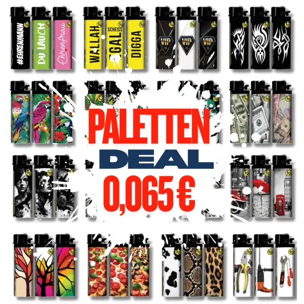 MULTI-MOTIV-MIX-Palette | Reibrad-Aktion | 36.000 St&uuml;ck